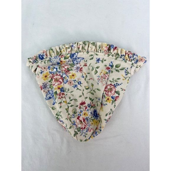 Spring Floral Small Fruit Basket Liner Longaberger - Picture 4 of 7